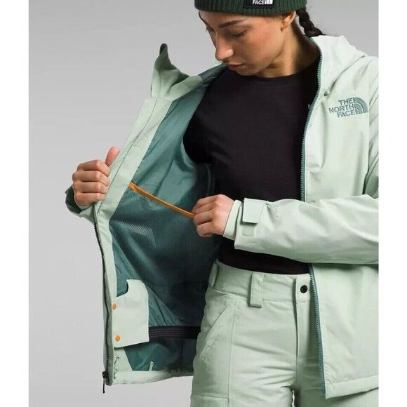 The North Face Womens Freedom Jacket Plus Size 1X Misty Sage - Picture 4 of 9